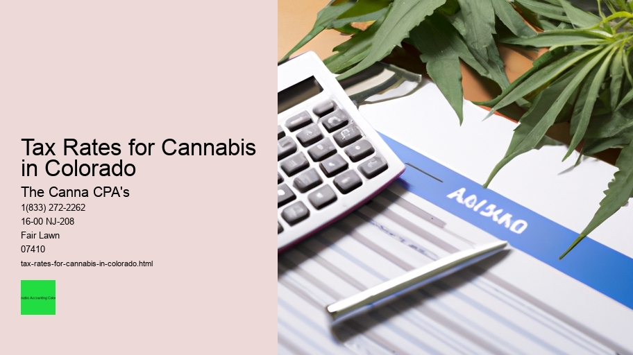 Tax Rates for Cannabis in Colorado