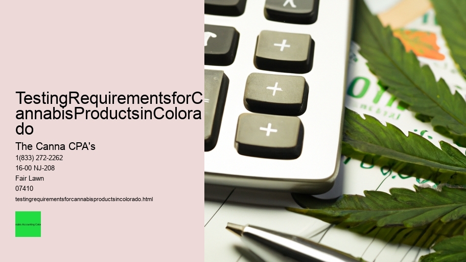 TestingRequirementsforCannabisProductsinColorado